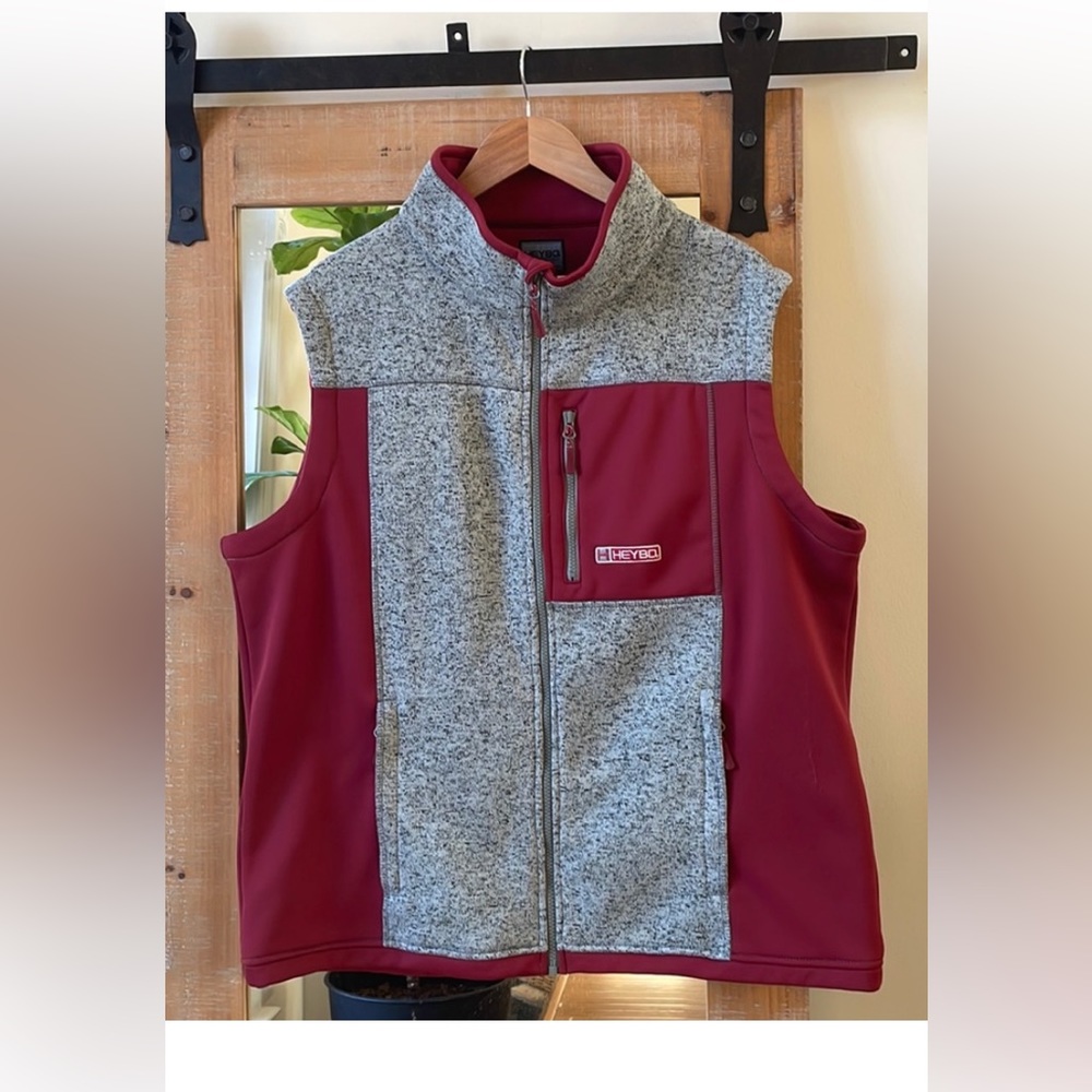 HeyBo Full Zip Fleece Cabin Vest Size XL